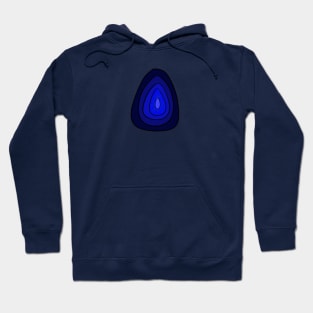 Moody Blue Ray Easter Egg Hoodie